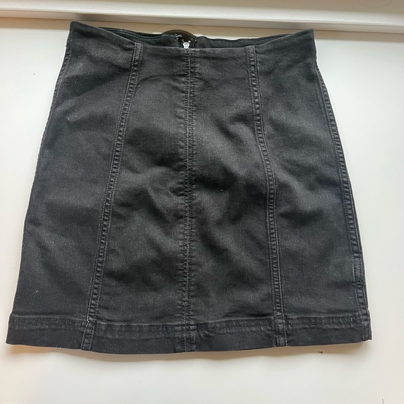 Free People modern femme denim mini skirt - Picture 4 of 5